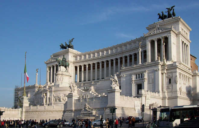 Das Nationaldenkmal fr Viktor Emanuel II