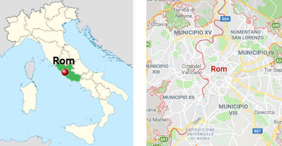 Rom - Stadtplan online