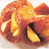 Salami-Hütchen mit Pfirsich