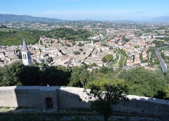 Spoleto - Panoramablick