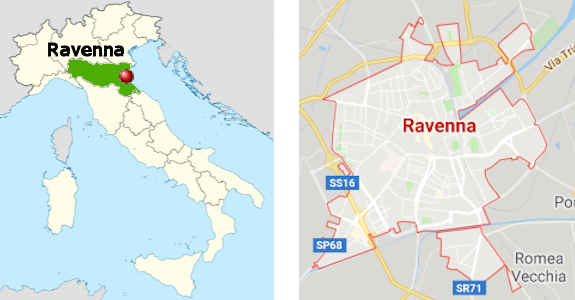 Stadtplan online von Ravenna