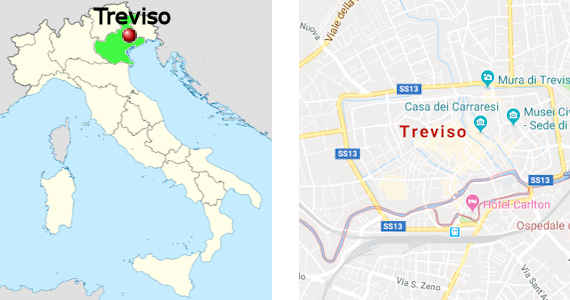 Stadtplan online von Treviso