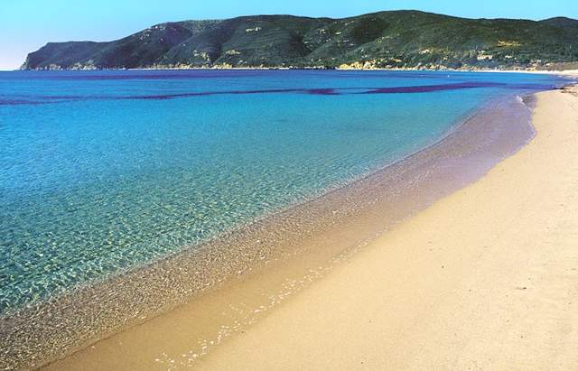 Elba, der Strand Lacona