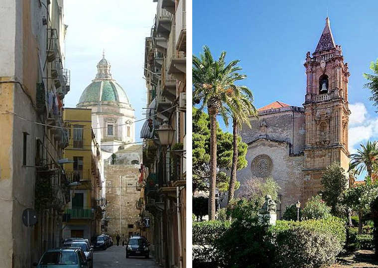 Trapani, die Kathedrale San Lorenzo und die Basilika Maria Santissima Annunziata