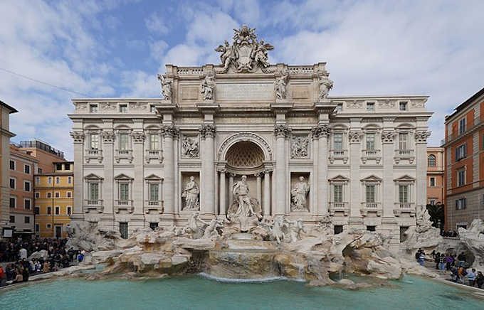 Der Trevibrunnen in Rom