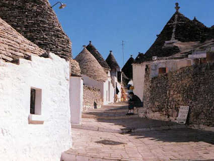 Die Trulli in Alberobello