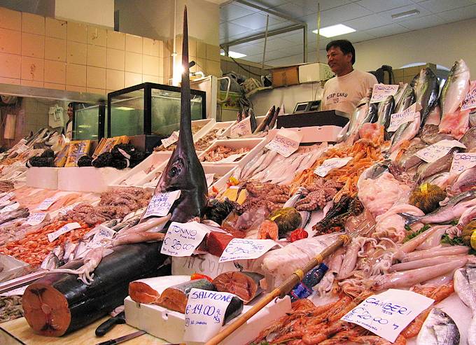 Turin, Fischmarkt