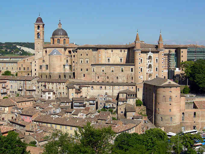 Der Palazzo Ducale in Urbino