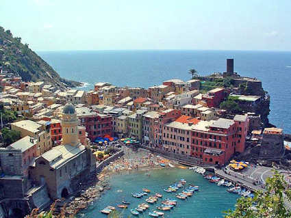 Vernazza, in den "Cinqueterre"