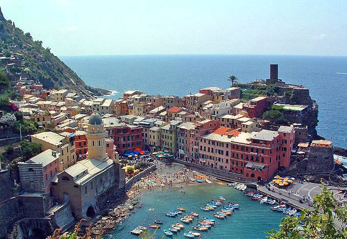 Vernazza, eins von den fnf Stdtchen der Cinque Terre