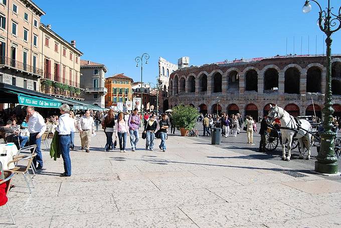 Die r�mische Arena in Verona