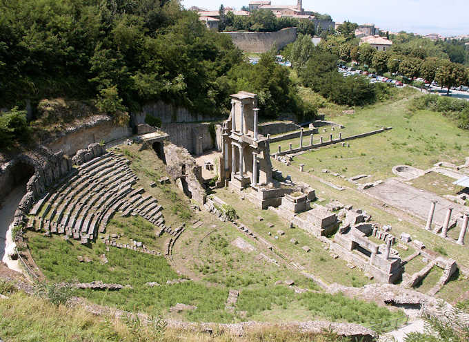 Die rmischen Ausgrabungssttten von Volterra