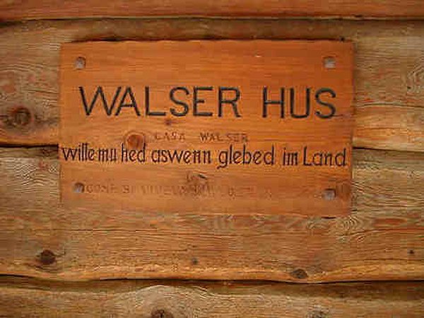 Sesiatal - ein Walderhaus